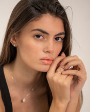 Load image into Gallery viewer, 18K White Gold Ruby and Diamonds Tendril Ring