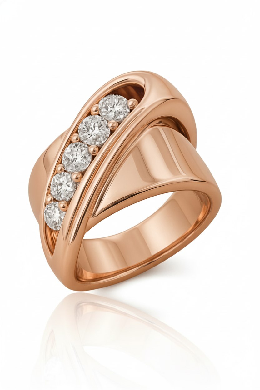 18K Rose or Yellow Gold Arcana Ring