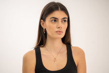 Load image into Gallery viewer, 18K Rose Gold Soft Curve Necklace
