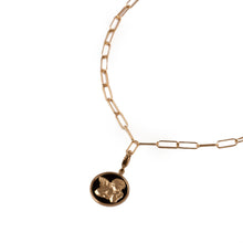 Load image into Gallery viewer, 18K Yellow Gold Angel Medallion Pendant
